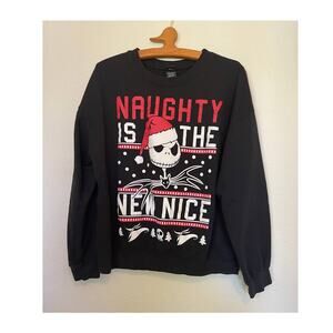 Vintage Disney Nightmare Before Christmas "Naughty is the New Nice" Sweatshirt